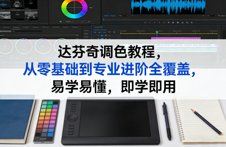 达芬奇调色教程，从零基础到专业进阶全覆盖，易学易懂，即学即用-聊项目