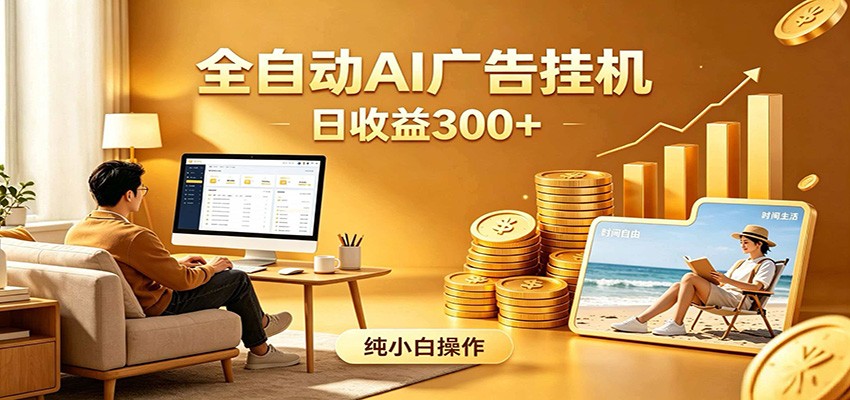 AI风口项目，全程解放双手，后台自动运行赚取收益，每天稳定收益300+-聊项目