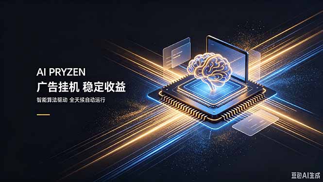 AI Pryzen 广告挂机｜24小时自动跑，日入300-500，新手零门槛-聊项目