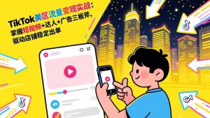 TikTok美区流量变现实战:掌握短视频+达人+广告三板斧,驱动店铺稳定出单-聊项目