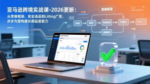 亚马逊跨境实战课-2026更新:从思维框架、安全选品到Listing广告,步步为营构建长期盈利能力-聊项目