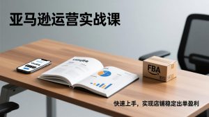 亚马逊运营实战课,Listing优化、Vine秒杀、FBA发货,快速上手,实现店铺稳定出单盈利-聊项目
