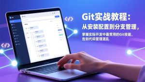 Git实战教程:从安装配置到分支管理,掌握实际开发中最常用的Git技能,告别代码管理混乱-聊项目