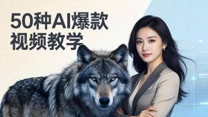50种AI爆款视频教学:影视级古诗词+治愈萌宠+山海经蛟龙,高阶宝典商业落地-聊项目