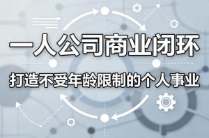 一人公司商业闭环,打造一份不受年龄限制的个人事业-聊项目