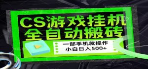 CSGO游戏挂机捡漏搬砖，超稳定的项目，带领1000+小白实现日入500+-聊项目