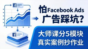 怕 Facebook Ads 广告踩坑？大师课分 5 模块教你做广告、搞扩量，还带真实案例抄作业！-聊项目