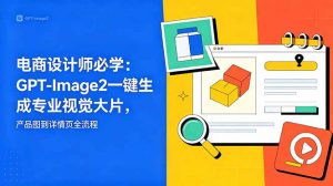 电商设计师必学-更新:GPT-Image2一键生成专业视觉大片,产品图到详情页全流程-聊项目