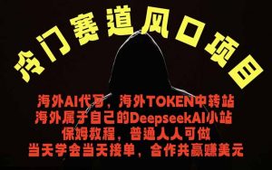 冷门赛道风口项目 海外AI代写!0成本运作完全免费!当天注册当天接单,接单接到手抽筋,无脑…-聊项目