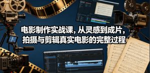电影制作实战课,从灵感到成片,拍摄与剪辑真实电影的完整过程【原创双语字幕】-聊项目
