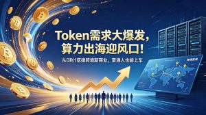 Token需求大爆发,算力出海迎风口!从0到1搭建跨境新商业,普通人也能上车-聊项目