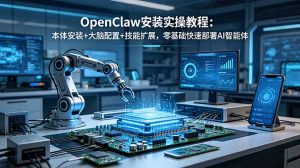 OpenClaw安装实操教程:本体安装+大脑配置+技能扩展,零基础快速部署AI智能体-聊项目