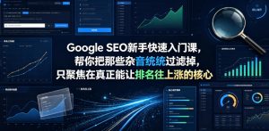 Google SEO新手快速入门课,帮你把那些杂音统统过滤掉,只聚焦在真正能让排名往上涨的核心动作【原创双语字幕】-聊项目