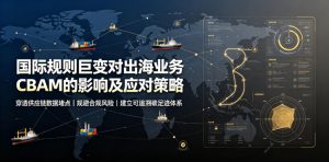 国际规则巨变对出海业务CBAM的影响及应对策略，帮助企业穿透供应链数据堵点，规避合规风险-聊项目