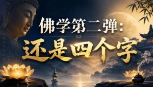 付费文章:佛学第二弹:还是四个字-聊项目
