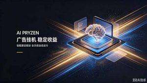 AI Pryzen 广告挂机｜24小时自动跑，日入300-500，新手零门槛-聊项目
